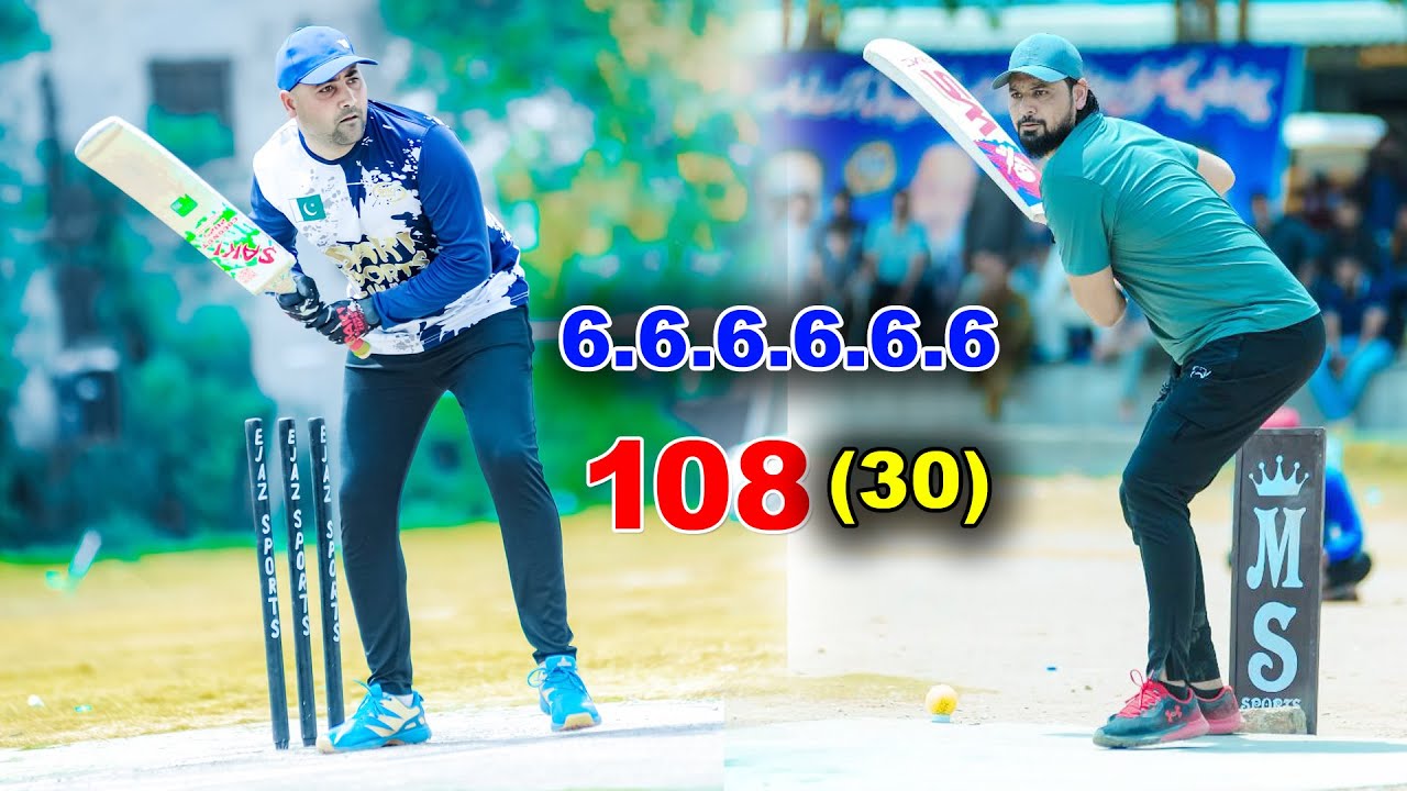 Final Bantu Bhai 108 Runs Need 30 Balls Fahad Mian Channu Vs Bantu Bhai ...
