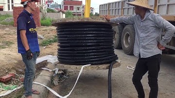 Chia Sẻ Cách Kéo Cáp Ngầm Điện Lực