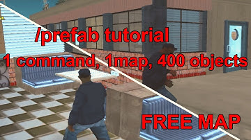 SA:MP FREE MAP, texture studio /prefab tutorial