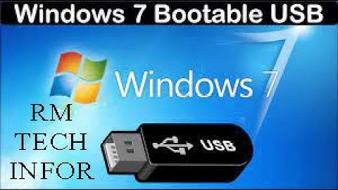 Bootable usb windows 7 rufus | create win7 Bootable usb flash drive 2023 | RM TECH INFO | URDU HINDI