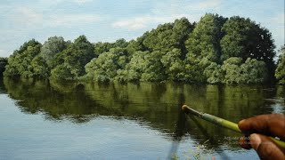 How To Painting Water Details With Acrylic | Time Lapes | #71