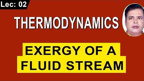 EXERGY OF A FLUID STREAM |Thermodynamics  For  Both  GATE  And  ESE
