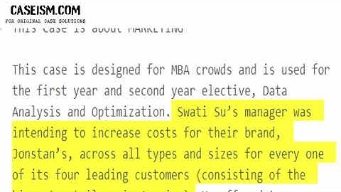 Pricing Jonstan’s Case Study Help - Caseism.com