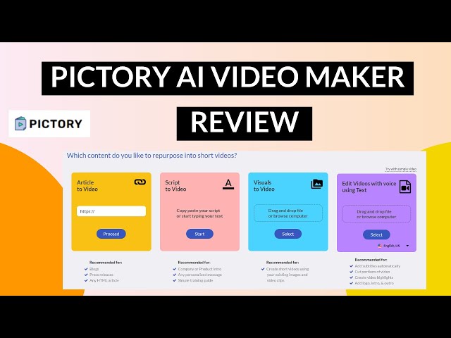 Pictory Ai Review: Unlock Powerful Video Creation Effortlessly