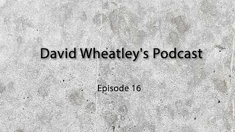 David Wheatley's Podcast Episode 16 Crooners, Barb...
