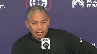Tyronn Lue Postgame Interview Atlanta Hawks Vs La Clippers