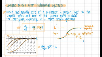 Logistic Models with Differential Equations