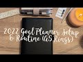 2022 Goal Planner Setup & Routine! How I use this planner to set and track goals for the year.