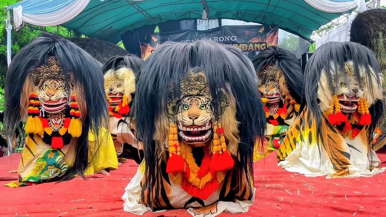 SPEKTAKULER !! Pertunjukan Rampak Barongan Blora seni barong Mustika Macan Kumbang 