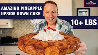 Eating The BIGGEST PINEAPPLE UPSIDE DOWN CAKE!! - Big Beautiful Delicious #2 -