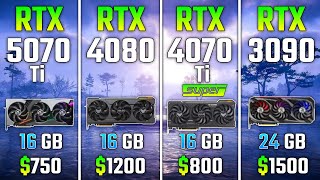 Rtx 5070 Ti Vs Rtx 4080 Vs Rtx 4070 Ti Super Vs Rtx 3090 Test In 7 Games