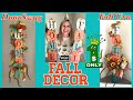 DOLLAR TREE DIY FALL DECOR | FALL DOOR SWAG | FALL URN | POOL NOODLE HACK! | HIGH END LOOK!