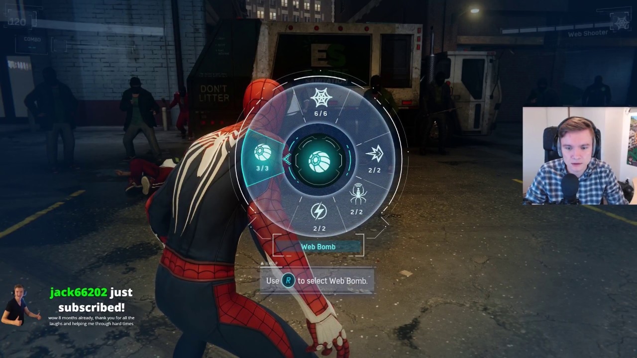 Teo plays Spiderman part 2