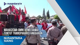 Mahasiswa GMNI Demo Damai Tuntut Transparansi Anggaran