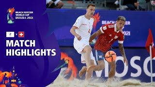 RFU v Switzerland | FIFA Beach Soccer World Cup 2021 | Match Highlights