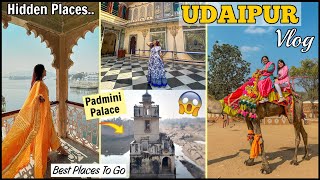 BEST TRIP Of 2023 : UDAIPUR Travel Vlog ✨Hidden Places, Things To Do, Best Tourist Places To Visit!
