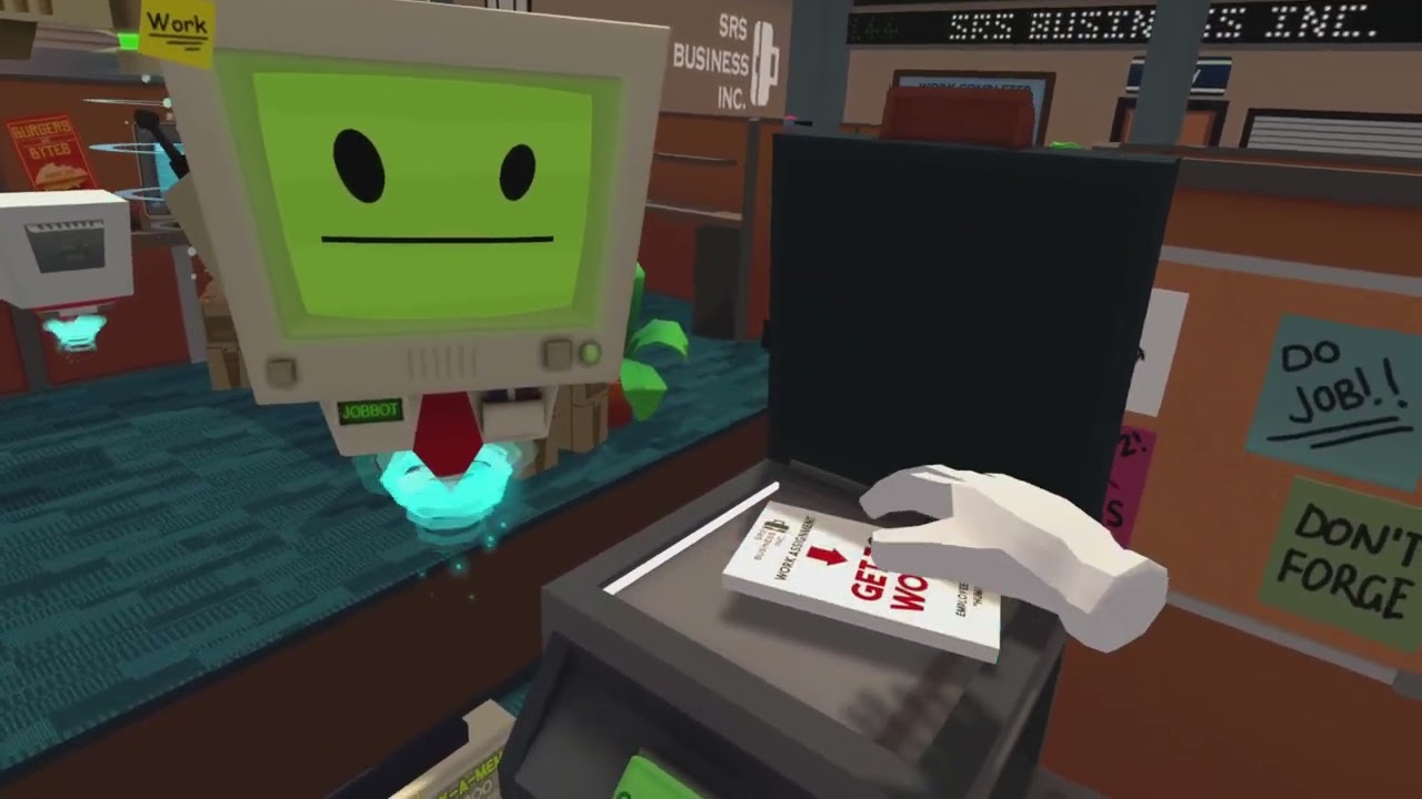 Job simulator but im in the office