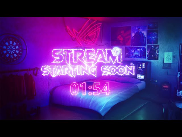 Stream Starting Soon Template No Copyright 100% | Stream Starting Intro Template | Free Template class=