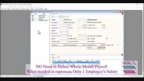 PP01 How To Process Month End Payroll