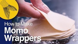 Momo wrapper | How prepare the dough and roll a momo wrap