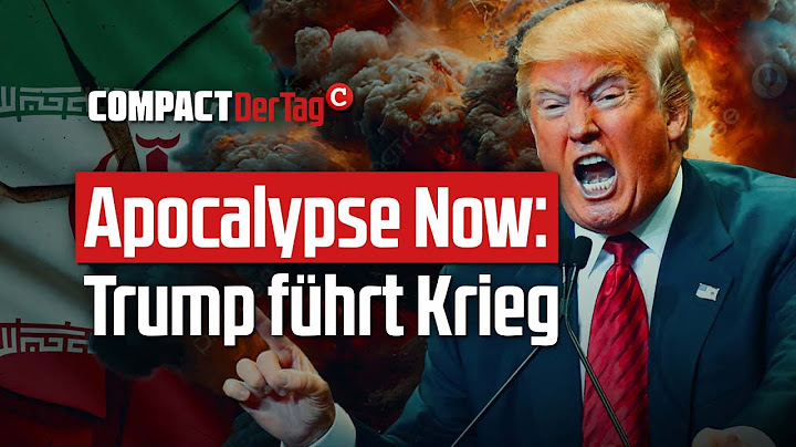 Apocalypse Now: Trump führt Krieg! 💥