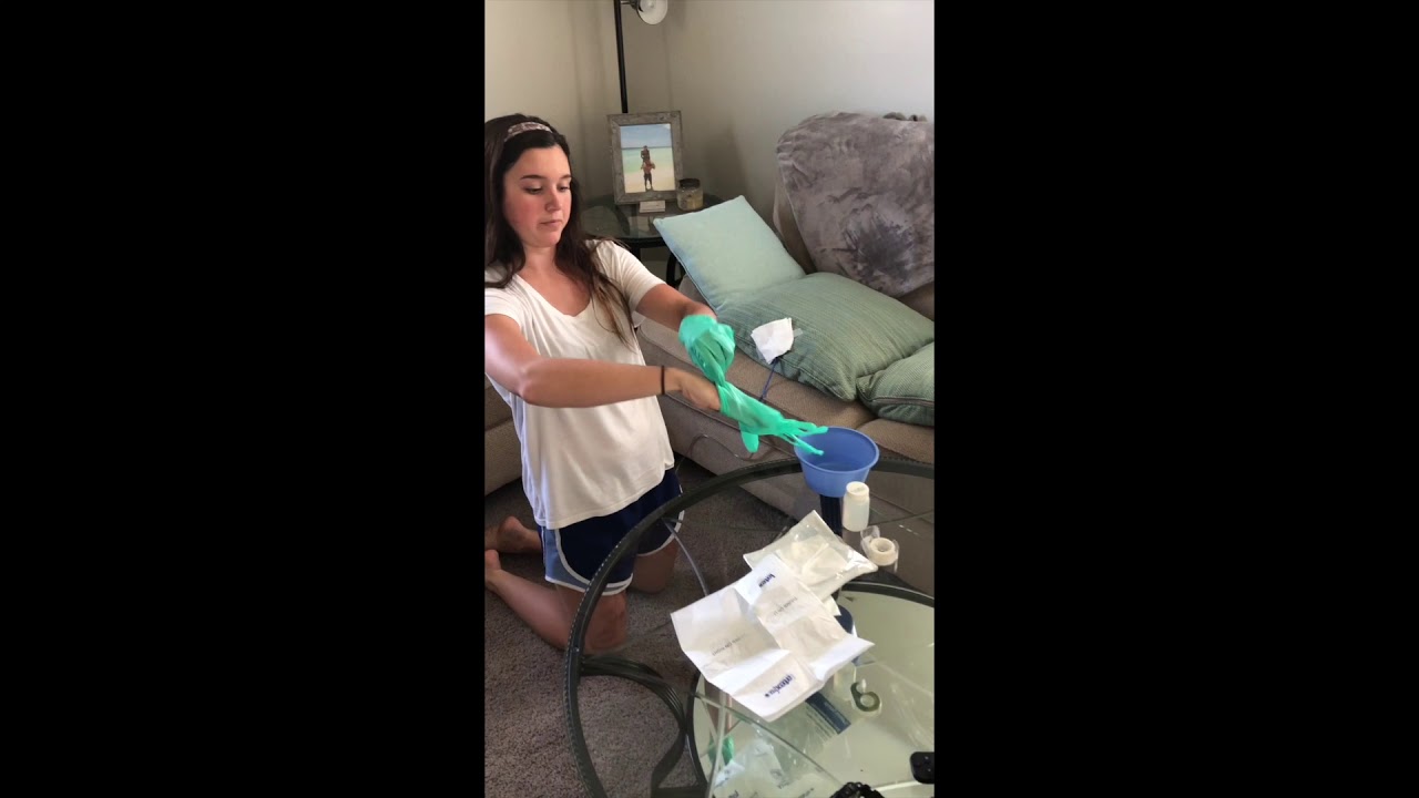 Care of chest drainage system/dressing change YouTube