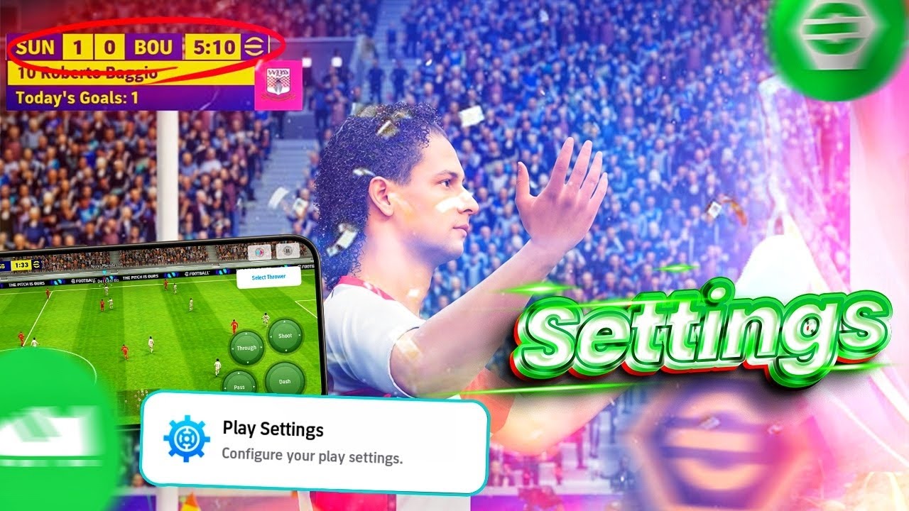 eFootball 2026 Mobile BEST SETTINGS | Play and Graphic Settings - YouTube
