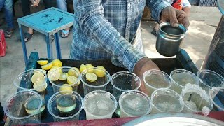 Nimbu Pani Sell 65Year Old Uncle ₹10 _ Street Food India