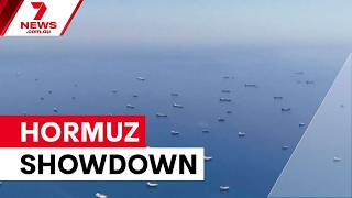 Strait of Hormuz tensions amid conflicting peace talk claims | 7NEWS