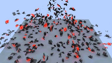 Cinema 4d Cube explosion Simulation