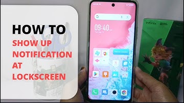 How To Show Notifications On Lock Screen Infinix Note 30 Nfc/Note 30 Pro