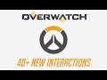 Overwatch - 40+ New Interactions (October 2018)