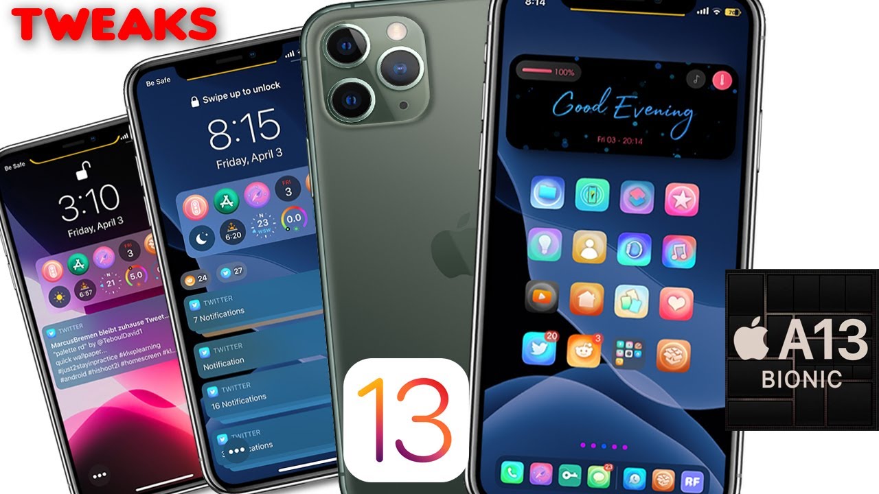 My IPhone Setup TOP NEW Tweaks for iOS 13 Jailbreak 2020! (Unc0ver