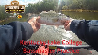 Looking For the Big Ones (Kentucky Lake Bassmaster College Practice)