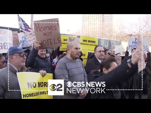 Rally Held Against Proposed Homeless Shelter In Queens