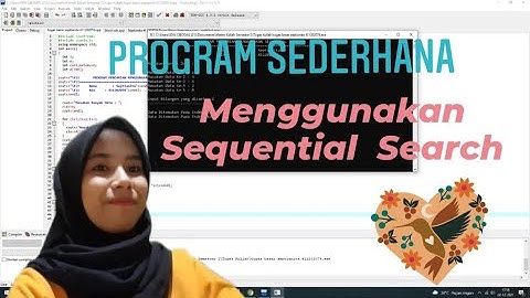 Program Sederhana Menggunakan sequential search - Septianita 411202074 Struktur data