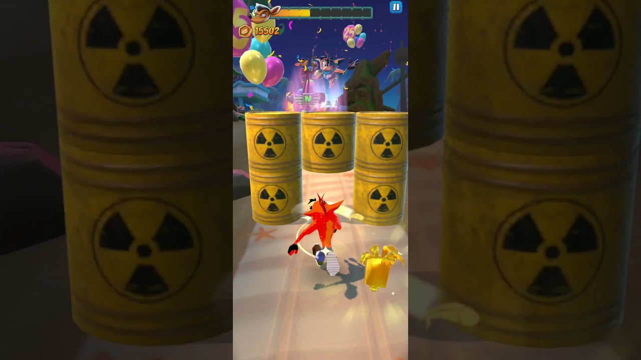 Crash on the Run - 25th Anniversary! - Pinstripe Potoroo Crashes the Party!