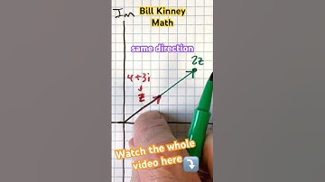 VISUALIZING z and 2z in the Complex Plane: as POINTS and as VECTORS!!  | Scalar Multiplication in ℂ