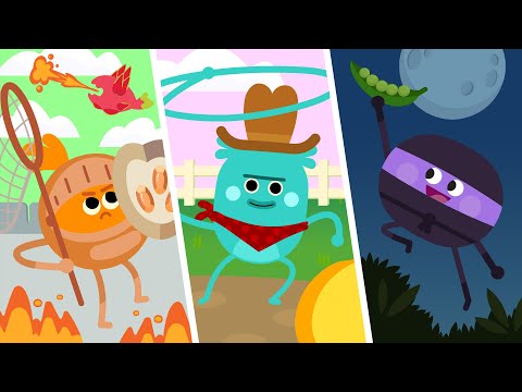 It's Adventure Time with The Bumble Nums | Knights, Ninjas, Cowboys, & more!