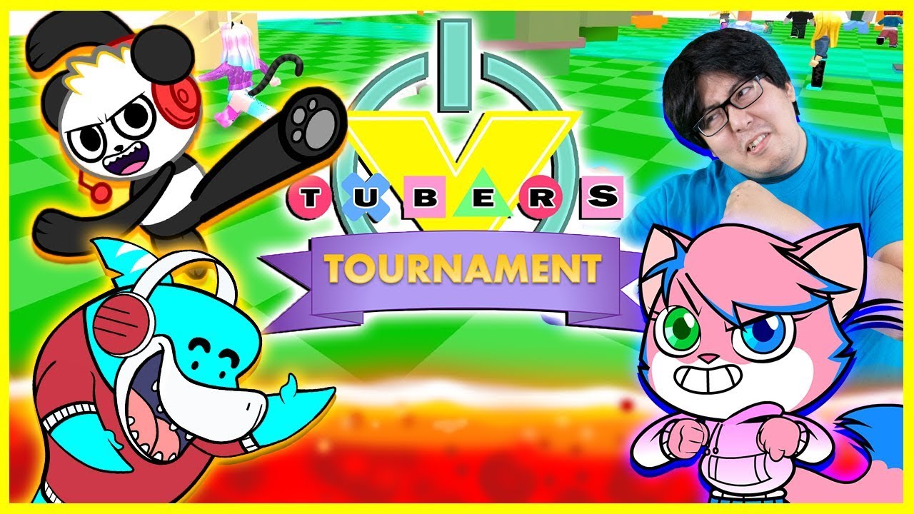 Roblox 1st Ever Tournament Competition Lets Play With Vtubers Obby Vs Floor Is Lava - 