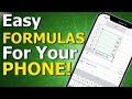 Google Sheets App: 9 QUICK Formulas You Don't Use! But Should