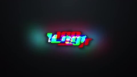 RGB Split Glitch Logo After Effects Templates