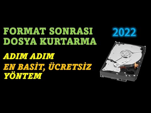 Format Sonrası Veri Kurtarma - Silinen Resim, Video ve Belgeleri Kurtarma