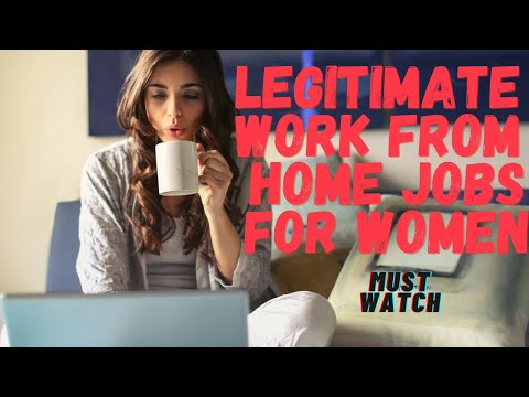 Legitimate Work From Home Jobs For Women || Job Opportunities For Women At Home
