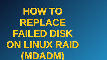 How to replace failed disk on Linux Raid (mdadm)