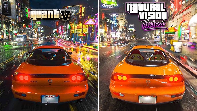 GTA 5 ▻PS5 2021 Concept 4k Graphics Overhaul & Enhancement ▻Ray Tracing  NaturalVision Evolved PC Mod 