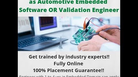 Top 5  courses in Automotive Embedded