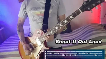 Oasis - 'Shout It Out Loud' - Guitar Solo Tabs