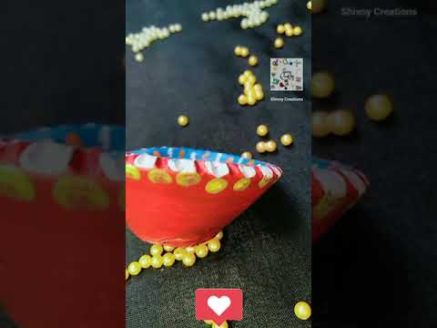 Easy Diwali Diya Decor | Using Earbud