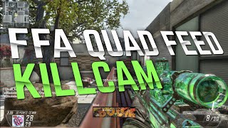 BO2 Free For All Quad Feed with Killcam and Reaction